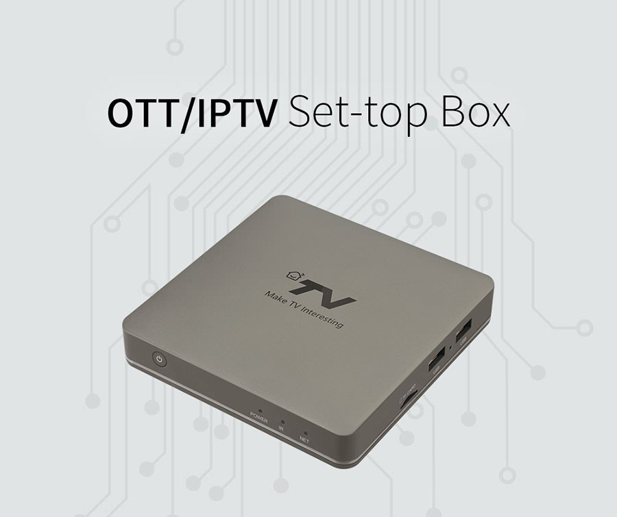 DV8219 Quad Core Android OTT IPTV Smart TV Box Media Player
