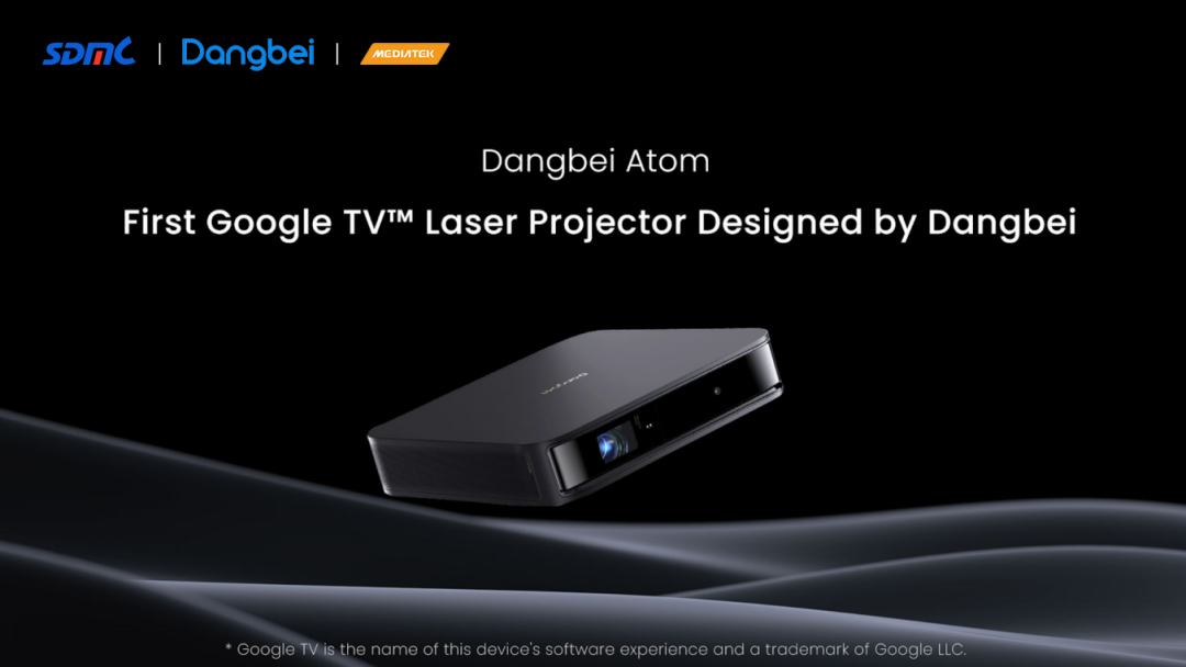 SDMC and MeidaTek Showcase First Google TV Laser Projector for Dangbei at CES 2024