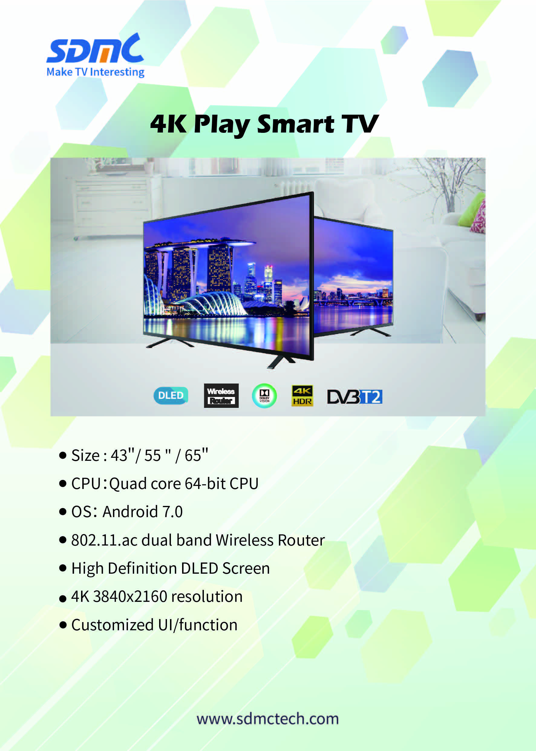 4k play smart TV