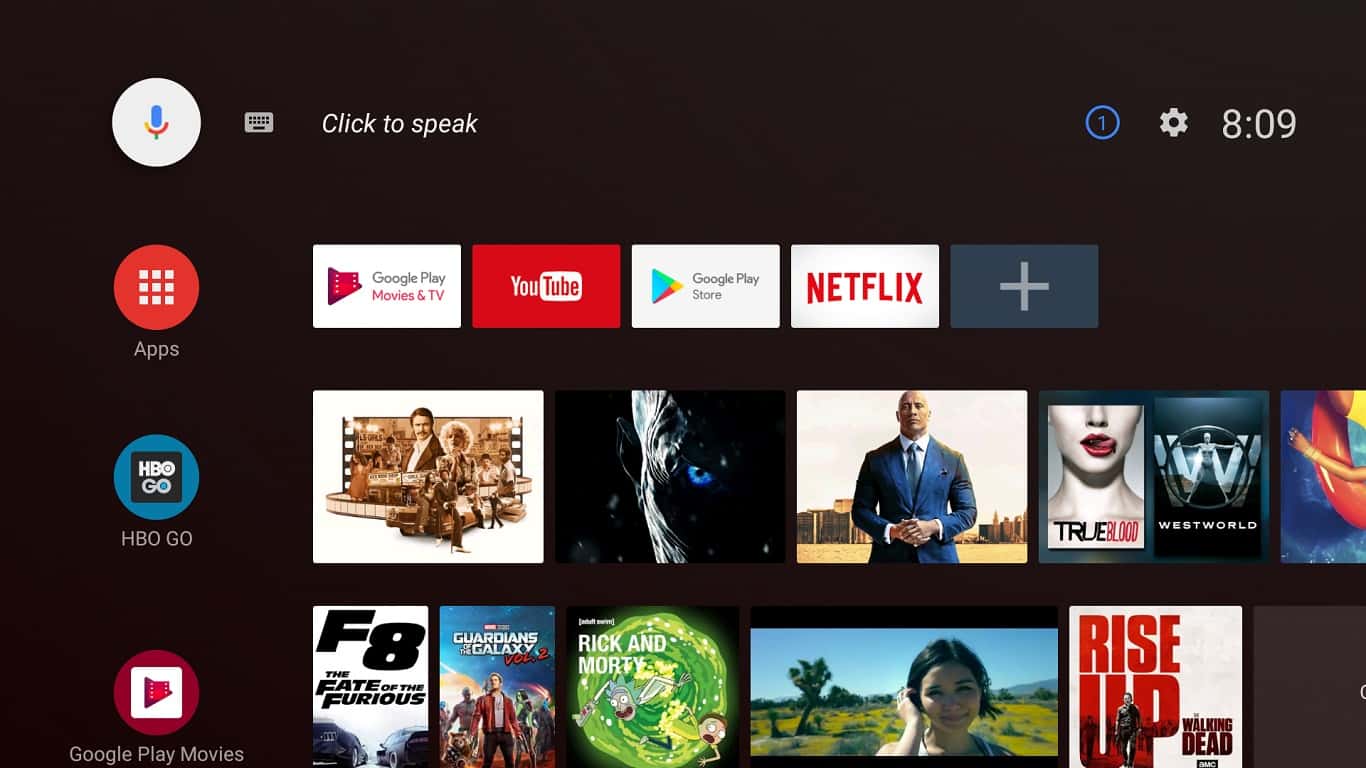 Android TV Oreo