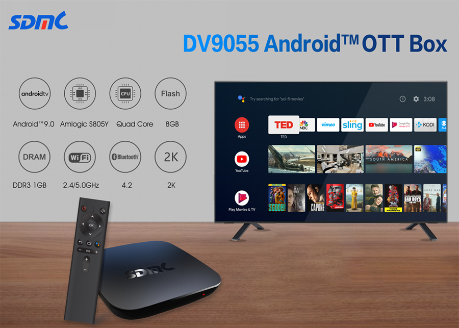 Amlogic S805Y 2K Android™ OTT Box