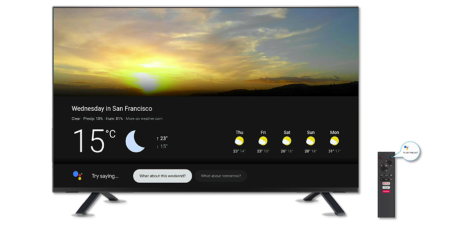 Android TV DVB-C STB Google Assistant Built-in