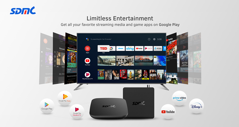 Products, MYBOX, Alexa Kit, Android TV Box, Hybrid STB