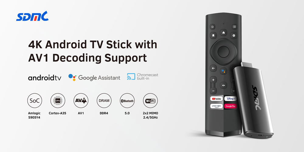 AV1 Android TV streaming Stick 4K HDR