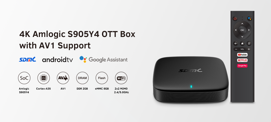 Amlogic S905Y4 Android TV OTT Box