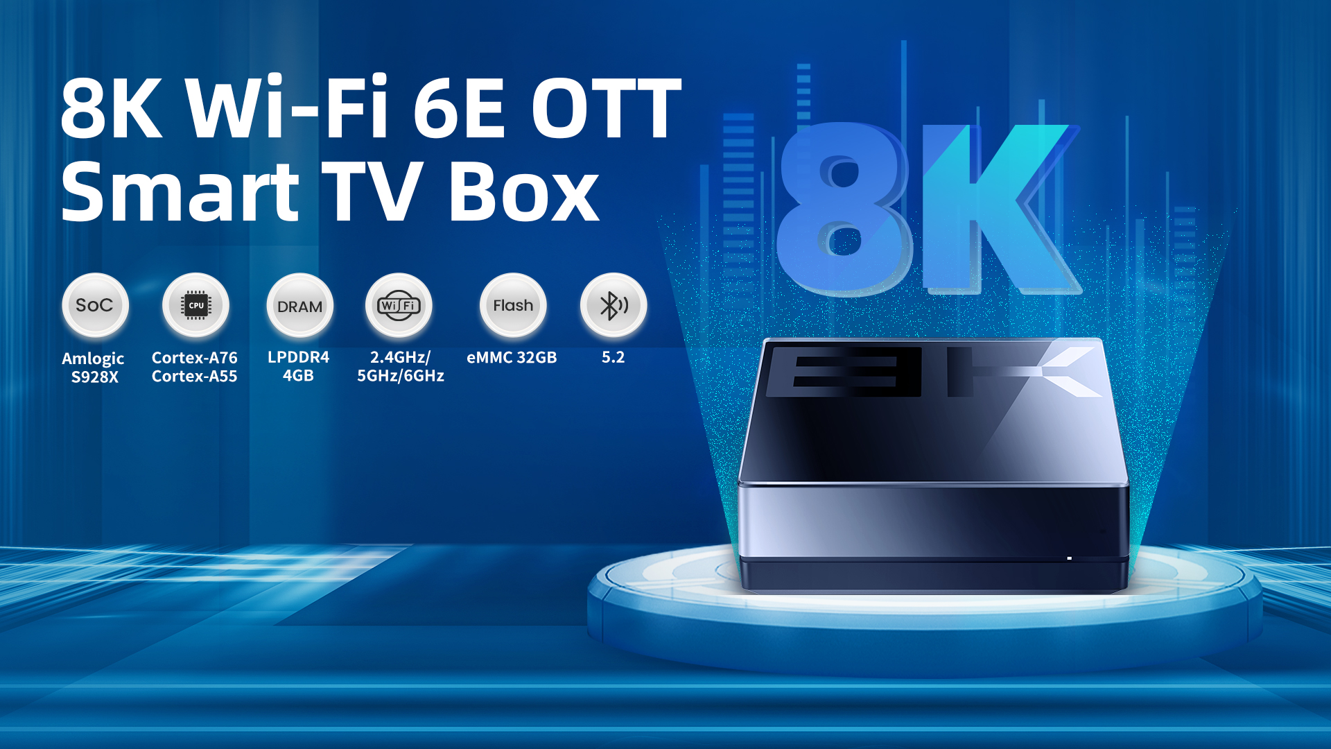 8K smart TV box