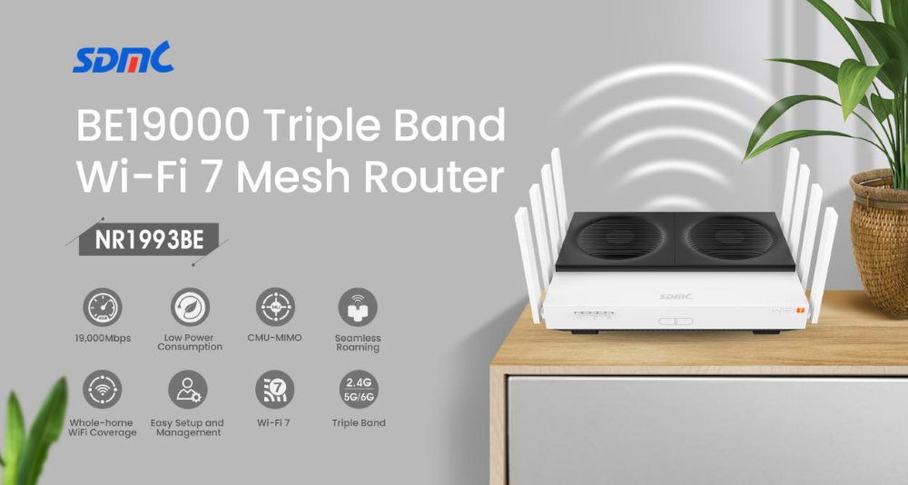 Wi-Fi 7 Mesh Router (NR19X93BE)
