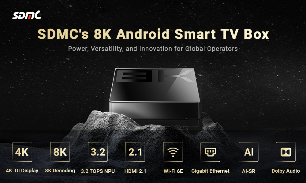 SDMC's 8K Android Smart TV Box