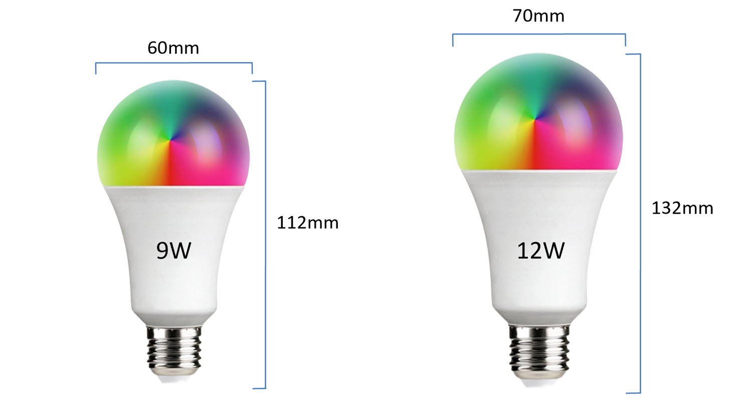 Smart Light Bulb size