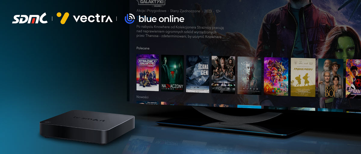 SDMC to showcase Android TV set-top box delivered for VECTRA, integrated with the BlueOnline.tv system at IBC2023