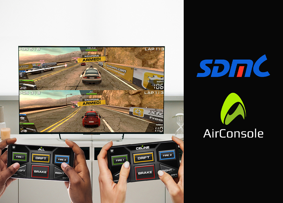 SDMC Partners with AirConsole to Offer Cloud Gaming Solution for Operators