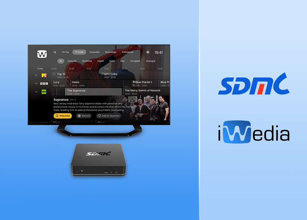 SDMC and iWedia Collaborate on 4K Android TV Hybrid Set-top Box