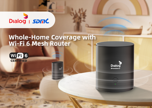 Dialog Selects SDMC to Power its Smart Home with Next-Gen Wi-Fi 6 Mesh Routers