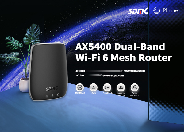 SDMC Partners with Plume in Integrating OpenSync™ into Wi-Fi 6 Mesh Router for an Enhanced Wi-Fi Experience