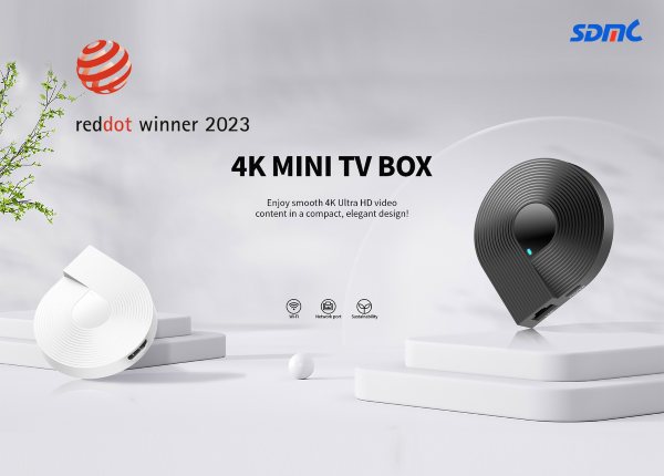 SDMC’s 4K MINI TV BOX Wins the Red Dot Award: Product Design [2023]