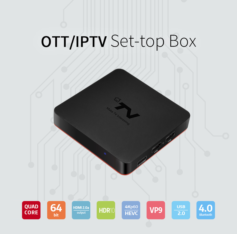  DV8235 Quad Core 4K Android OTT TV Box