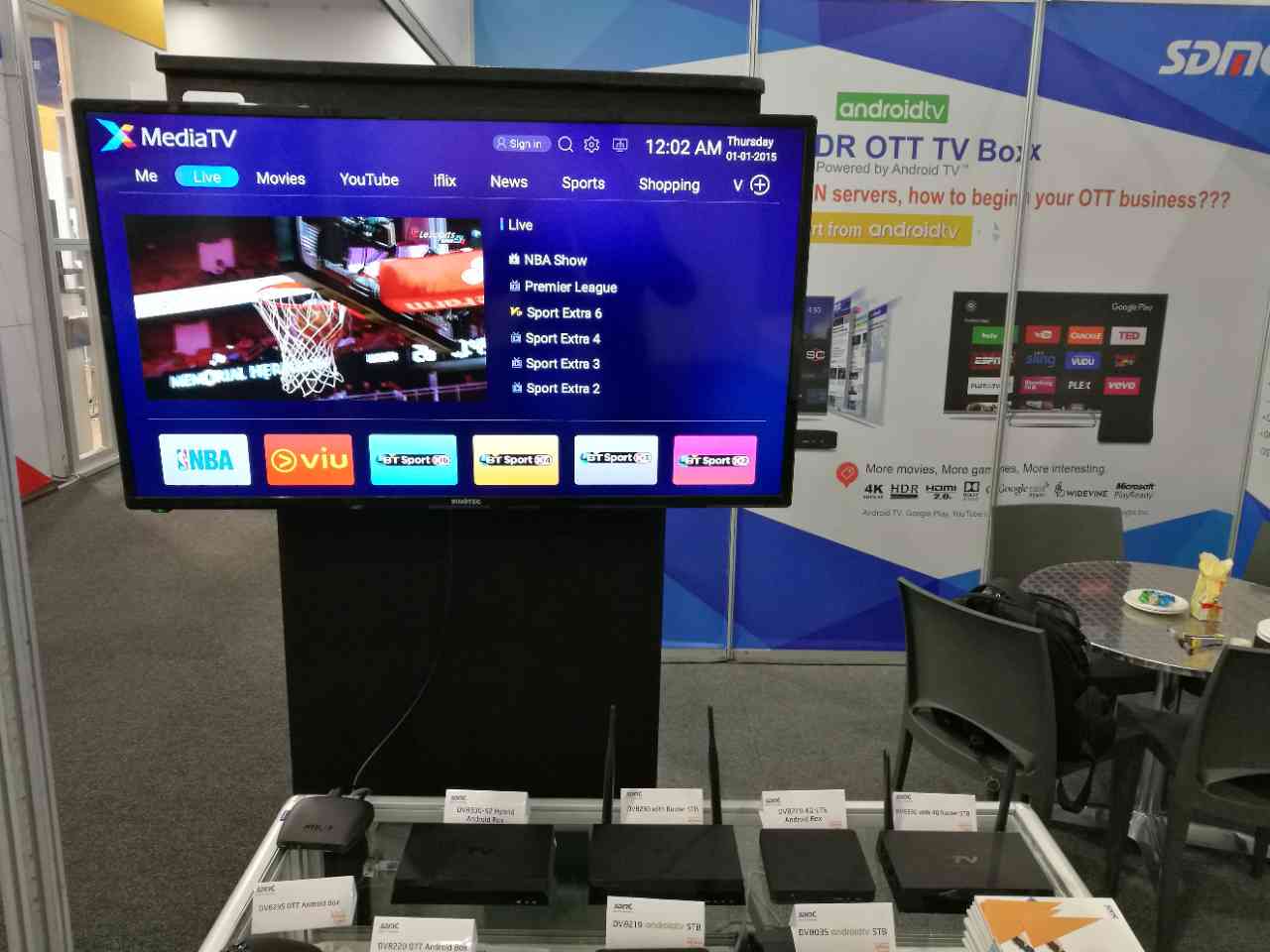 TV Box and XMediaTV Platform adopting Android TV