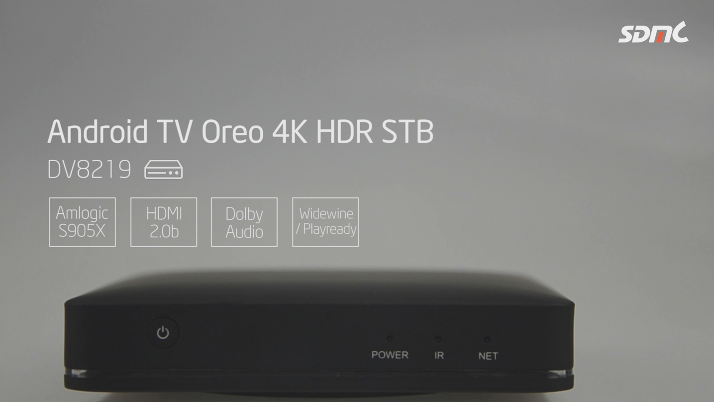 Quad Core 4K Android TV Box Oreo 8.0 DV8219
